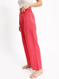 DressBerry Women Coral Crush Comfycute Trousers