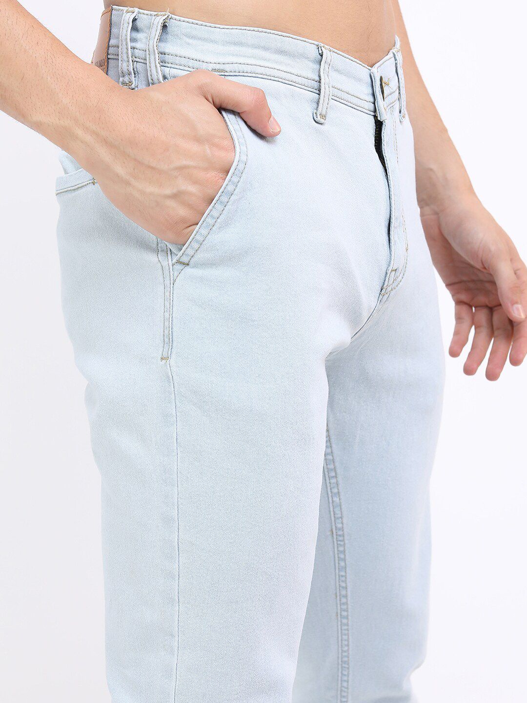 HIGHLANDER Men Blue Slim Fit Cotton Stretchable Jeans