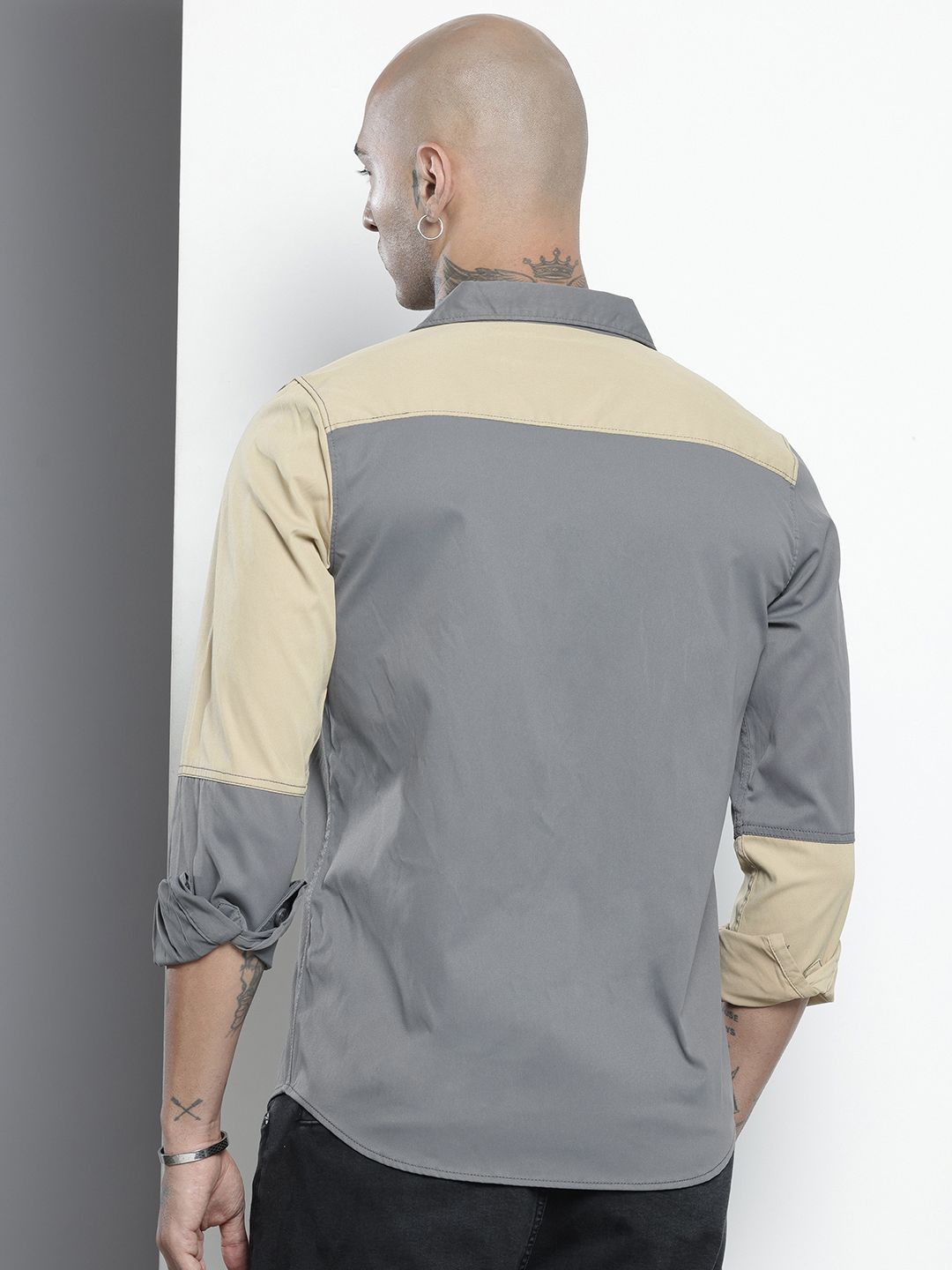 The Indian Garage Co Cutaway Collar Casual Shirt