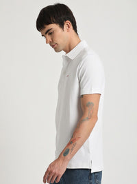 THE BEAR HOUSE Polo Collar Slim Fit Pure Cotton T-shirt
