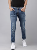 SPYKAR Men Super Skinny Fit Heavy Fade Stretchable Jeans