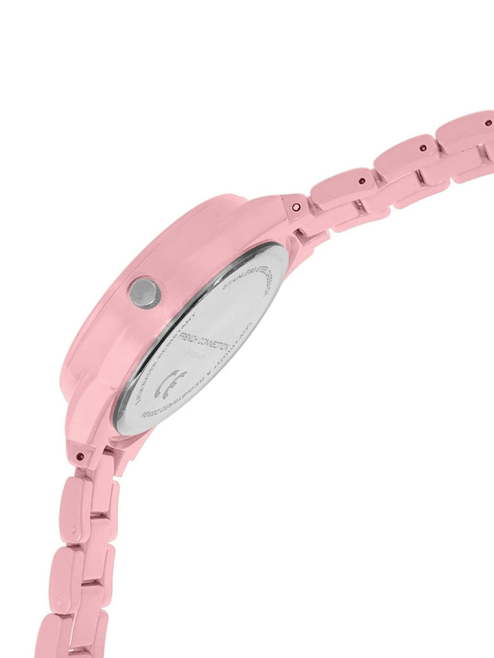 French Connection Women Dial & Stainless Steel Straps Reset Time Analogue Watch FCS04P