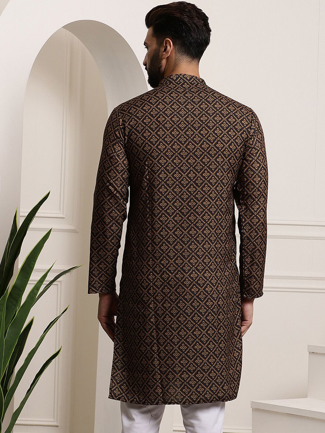 SOJANYA Ethnic Motifs Printed Pure Cotton Kurta