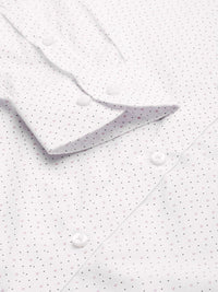 Raymond Slim Fit Printed Pure Cotton Formal Shirt