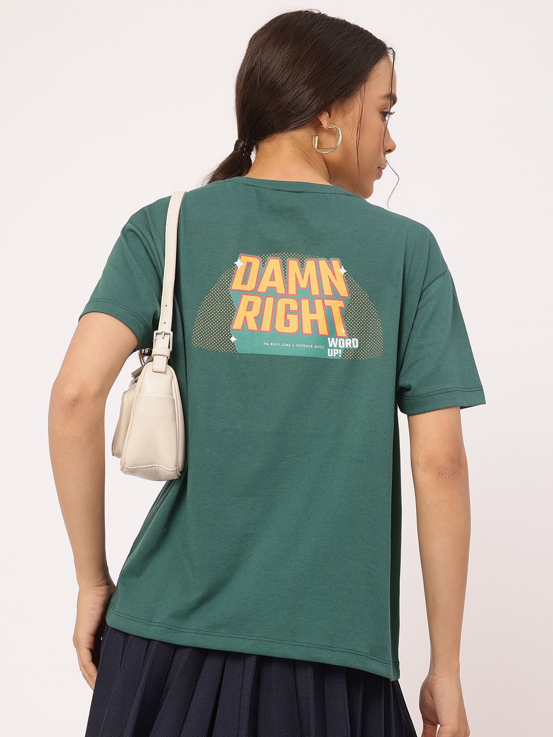 DressBerry Easy Edge Printed Relaxed T-Shirt