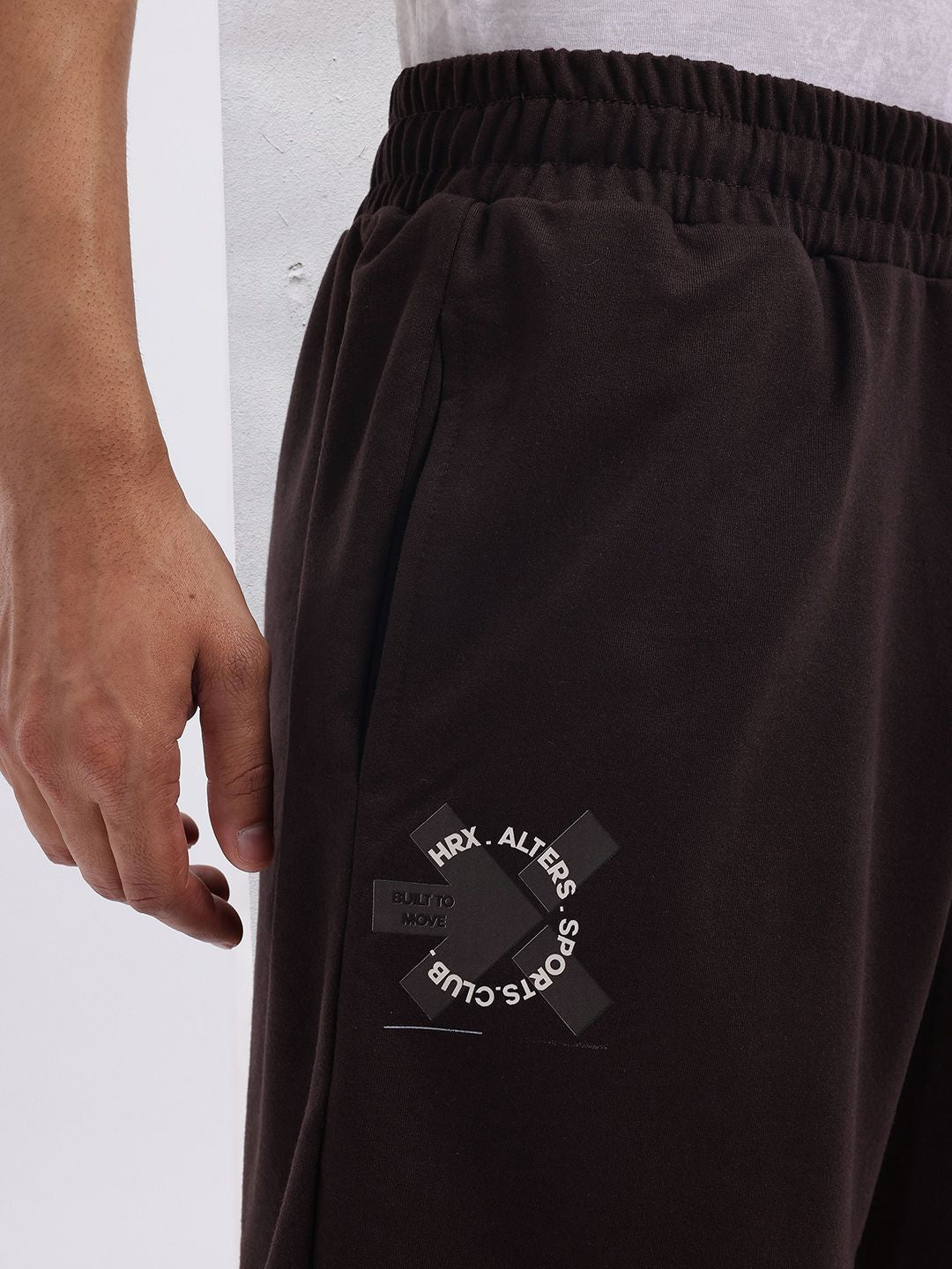 HRX by Hrithik Roshan Men Brand Logo Print Detail Mid-Rise Lifestyle Shorts