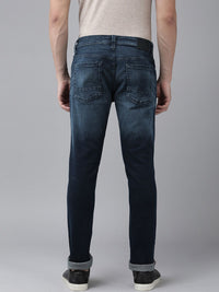 SPYKAR Men Skinny Fit Low-Rise Heavy Fade Stretchable Jeans