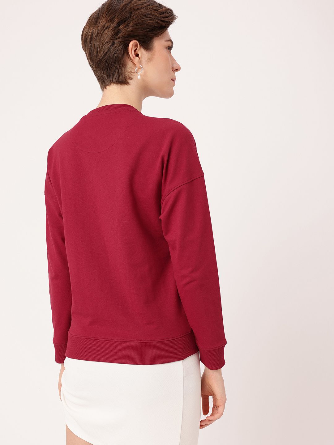 DressBerry Collegiate Printed Relaxed Fit Sweatshirts