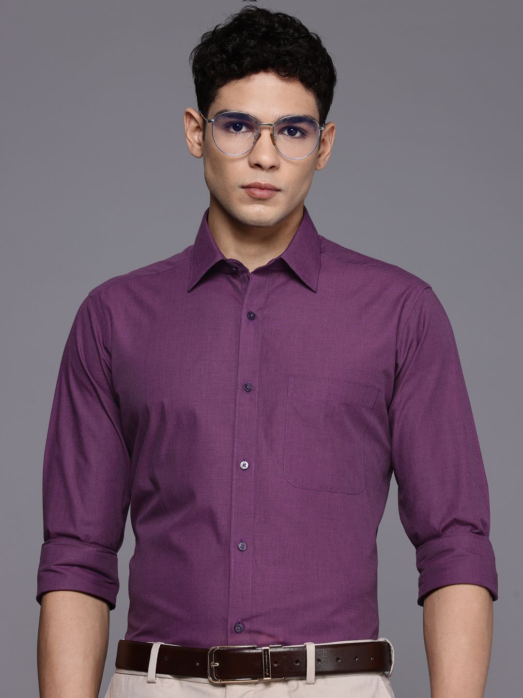 Raymond Pure Cotton Slim Fit Formal Shirt