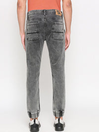 Being Human Men Mid-Rise Clean Look Heavy Fade Denim Jogger