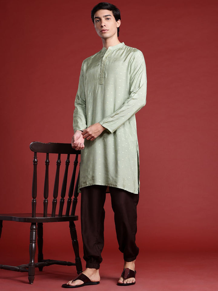 Anouk Mandarin Collar Straight Kurta