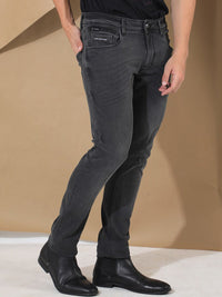 RARE RABBIT Men Veu Mid Rise Slim Fit Cotton Jeans