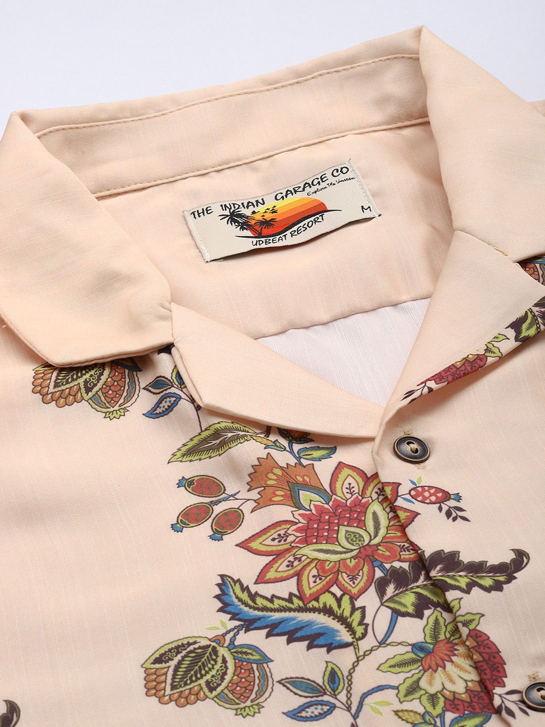 The Indian Garage Co. Opaque Floral Printed Casual Shirt