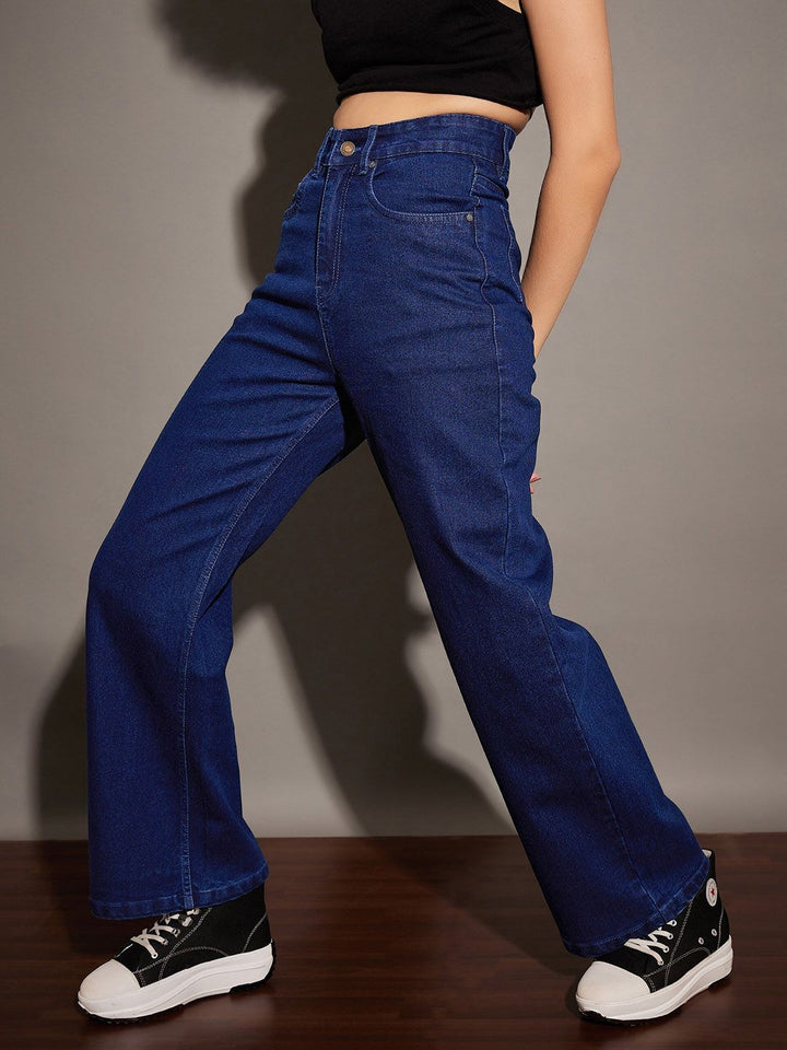 SASSAFRAS Women High-Rise Clean Look Stretchable Jeans