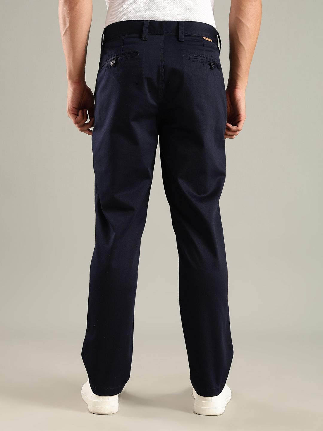 Thomas Scott Men Straight Fit Easy Wash Chinos Trousers