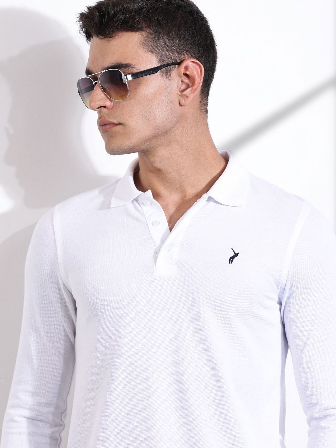 Thomas Scott Men Solid Polo Collar T-shirt