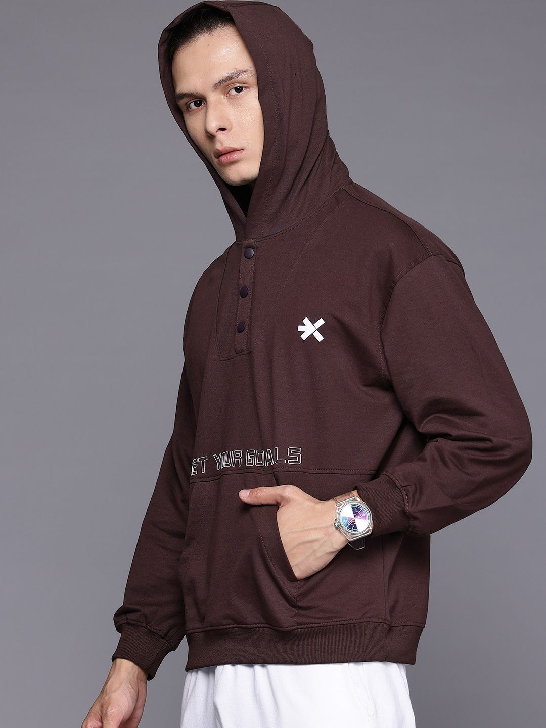 HRX by Hrithik Roshan Printed Training Sweatshirt
