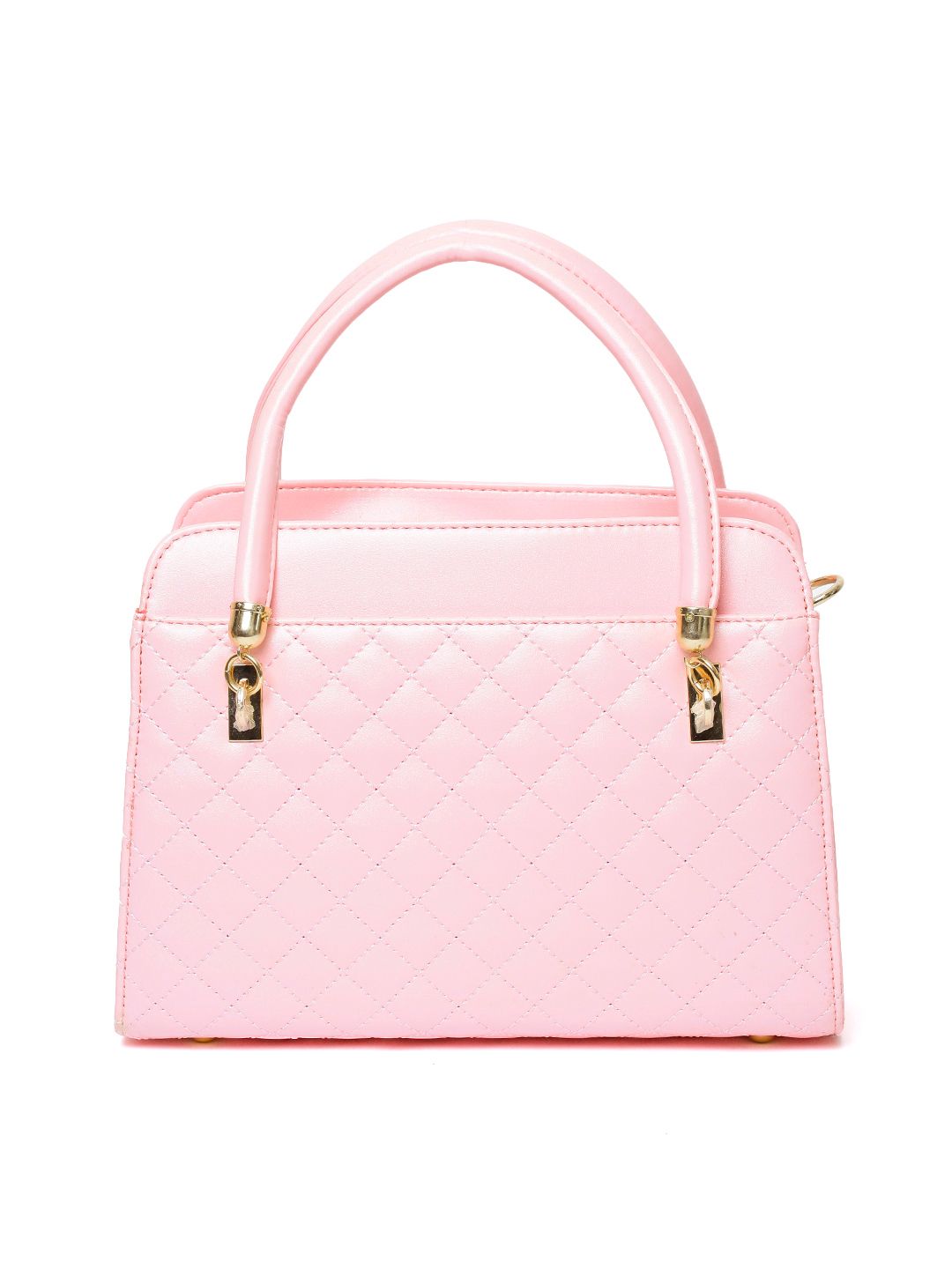 Lino Perros Pink Quilted Handheld Bag