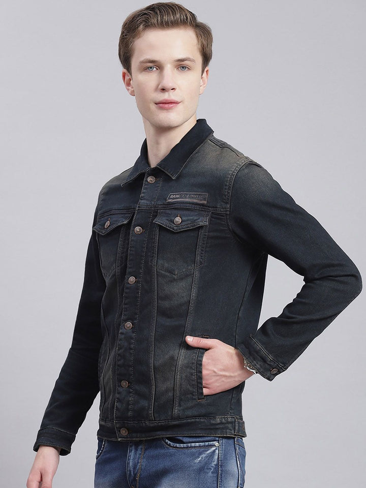 Monte Carlo Spread Collar Lightweight Denim Jacket