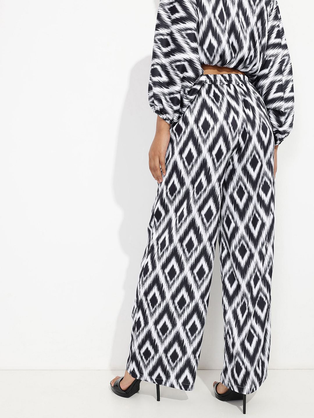 DressBerry Global Nomad Fusion Ikat Flared Trouser