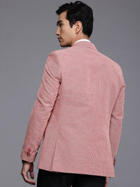 Raymond Contemporary Fit Self Design Single-Breasted Linen Cotton Formal Blazers