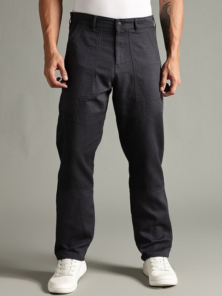 Thomas Scott Men Smart Relaxed Fit Easy Wash Trousers