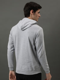 ADRO Men Printed Hooded Sweatshirt