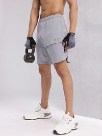 HRX by Hrithik Roshan Men Brand Logo Print Mid-Rise Training Shorts