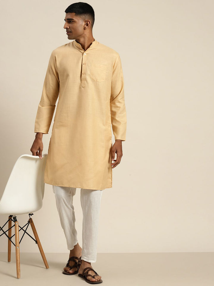 SOJANYA Mandarin Collar Pastel Kurta