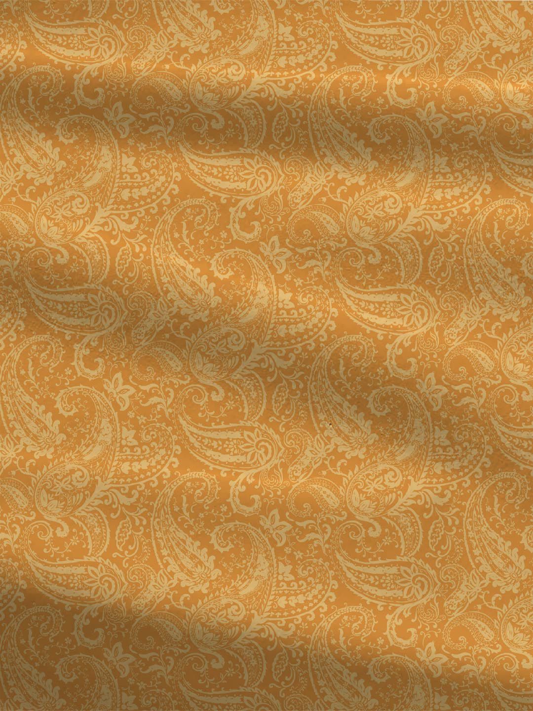 MYTRIDENT Paisley Urban Comfort Flat 144TC Queen Cotton 1 Bedsheet with 2 Pillow Covers