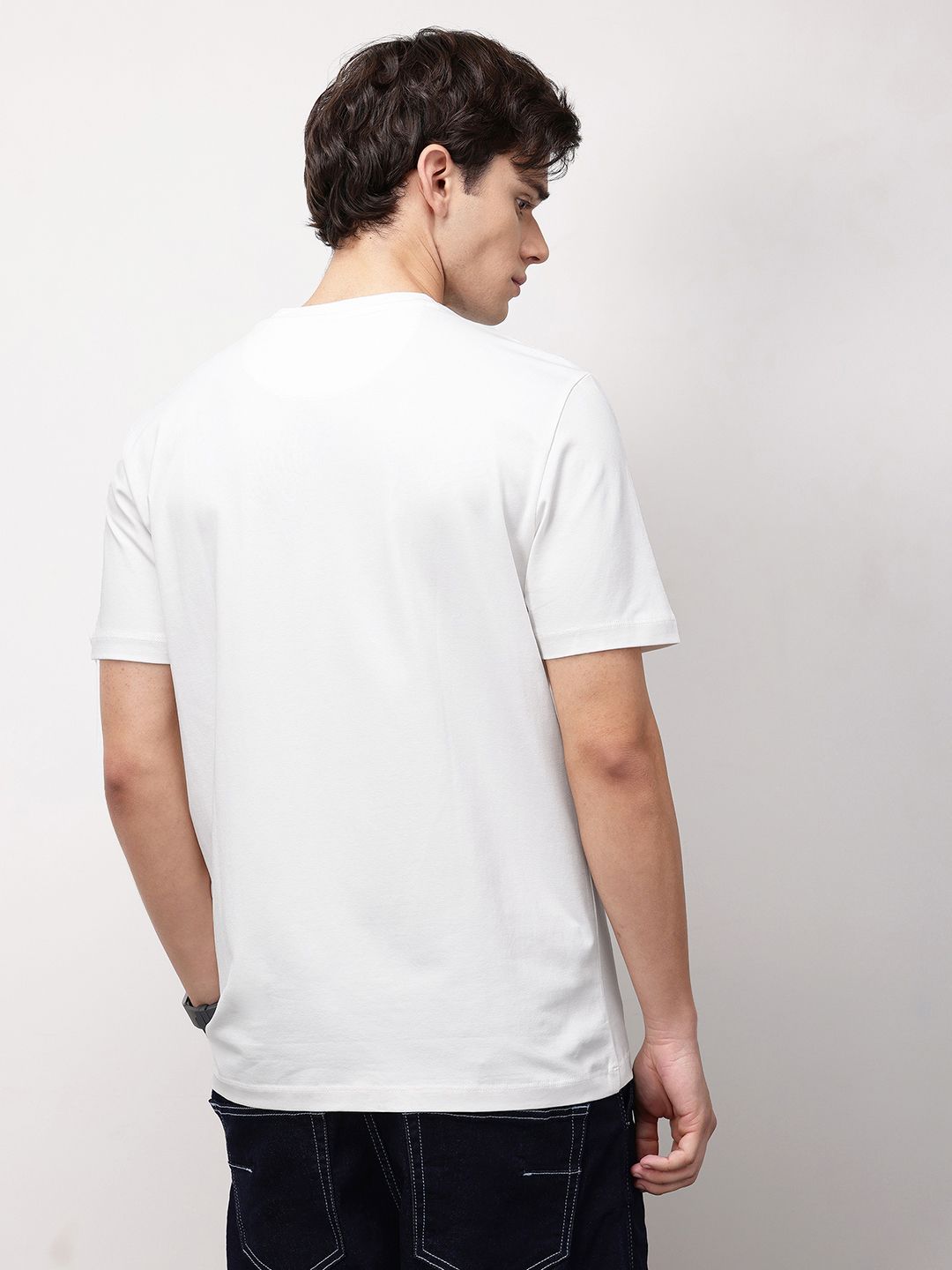 ether Men Grower Graphic Printed Comfort Fit T-shirt