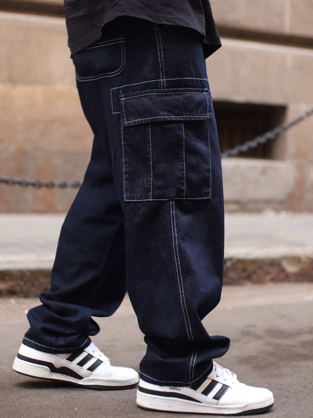 Powerlook Men Cotton Clean Look No Fade Relaxed Fit Jeans