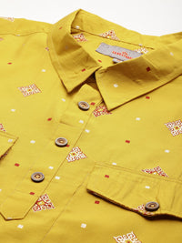 Anouk Men Ethnic Motifs Printed Regular Kurta with Salwar