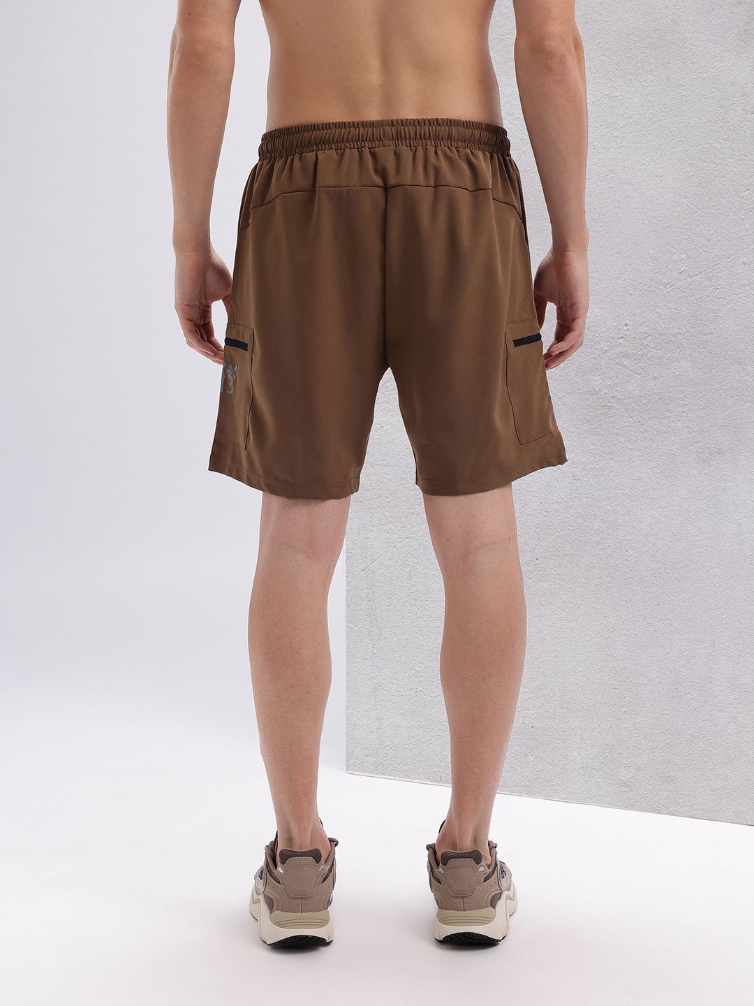 HRX by Hrithik Roshan Men Brand Logo Print Detail Mid-Rise Training Shorts