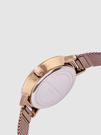 Sambungan Perancis Wanita Rose Gold-toned Analogue Watch FCN0001H