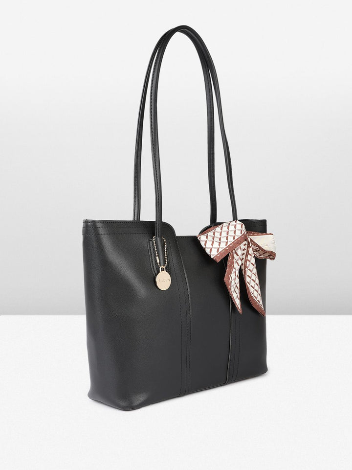DressBerry Structured Shoulder Bag with Scarf