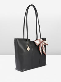 DressBerry Structured Shoulder Bag with Scarf