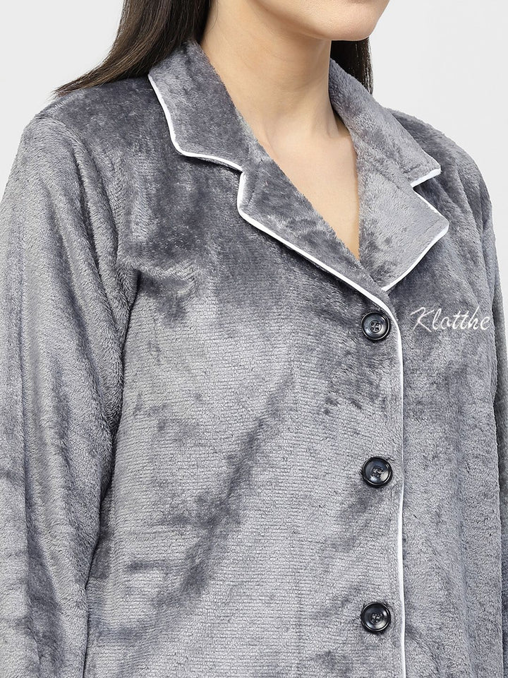 KLOTTHE Woolen Shirt With Trousers