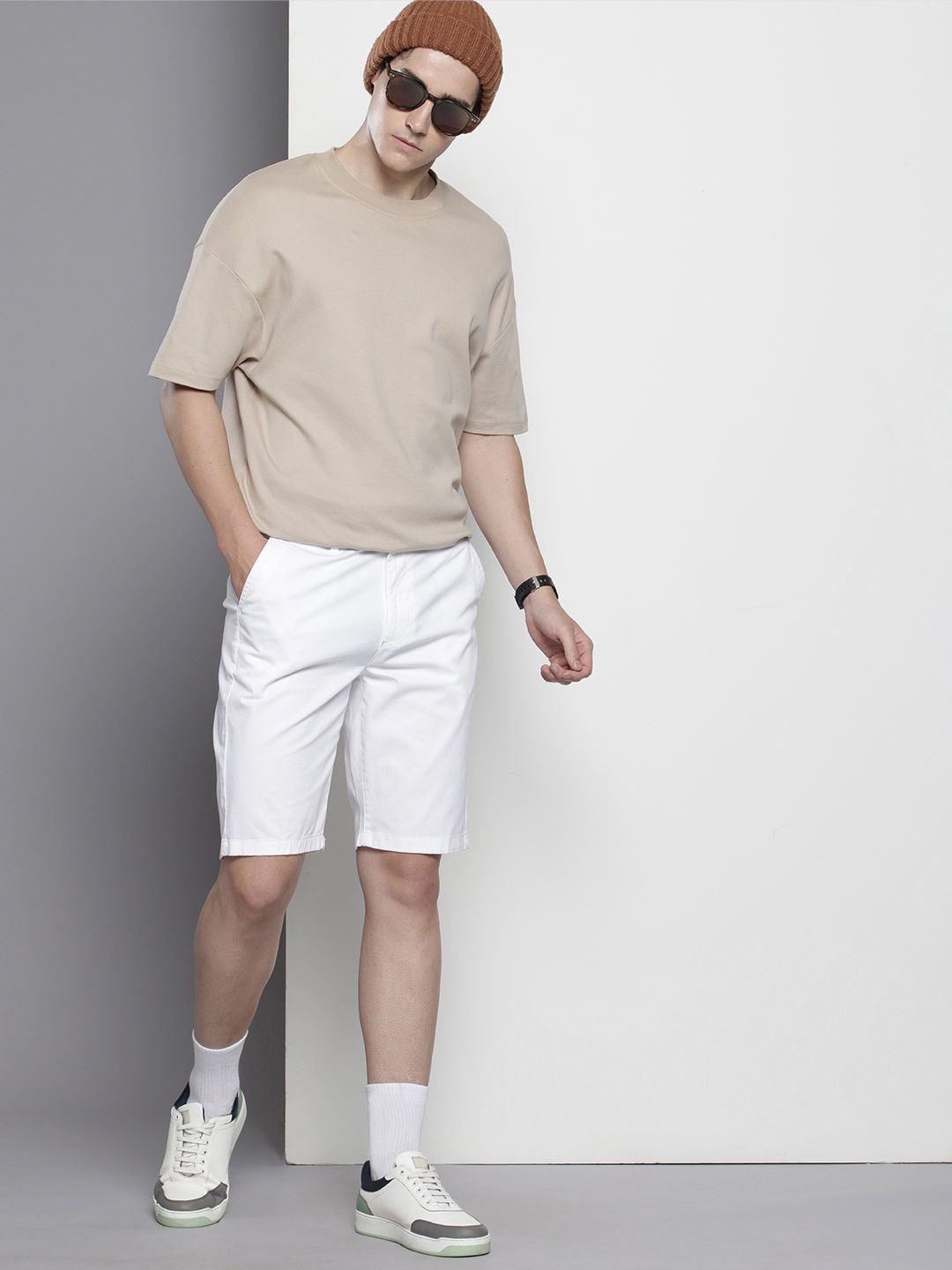 The Indian Garage Co Men Chino Shorts
