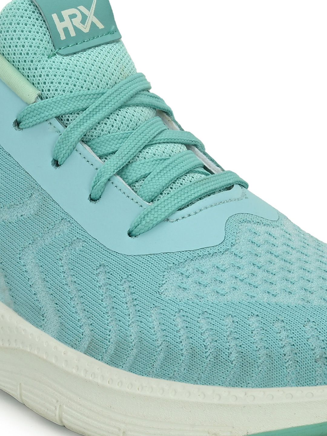 HRX by Hrithik Roshan Women Sea Green & White Memory Foam Mesh Running Shoes