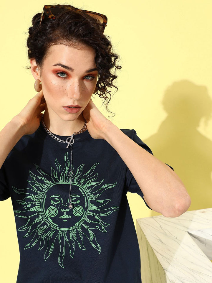 DILLINGER Pure Cotton Printed Oversized T-shirt