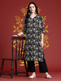 Anouk Floral Printed Pure Cotton Kurta