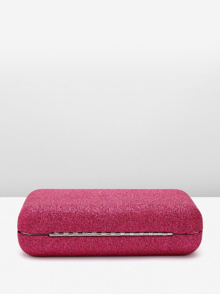 Lino Perros Women Glittery Effect Box Clutch