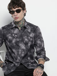 The Indian Garage Co Slim Fit Floral Printed Casual Shirt