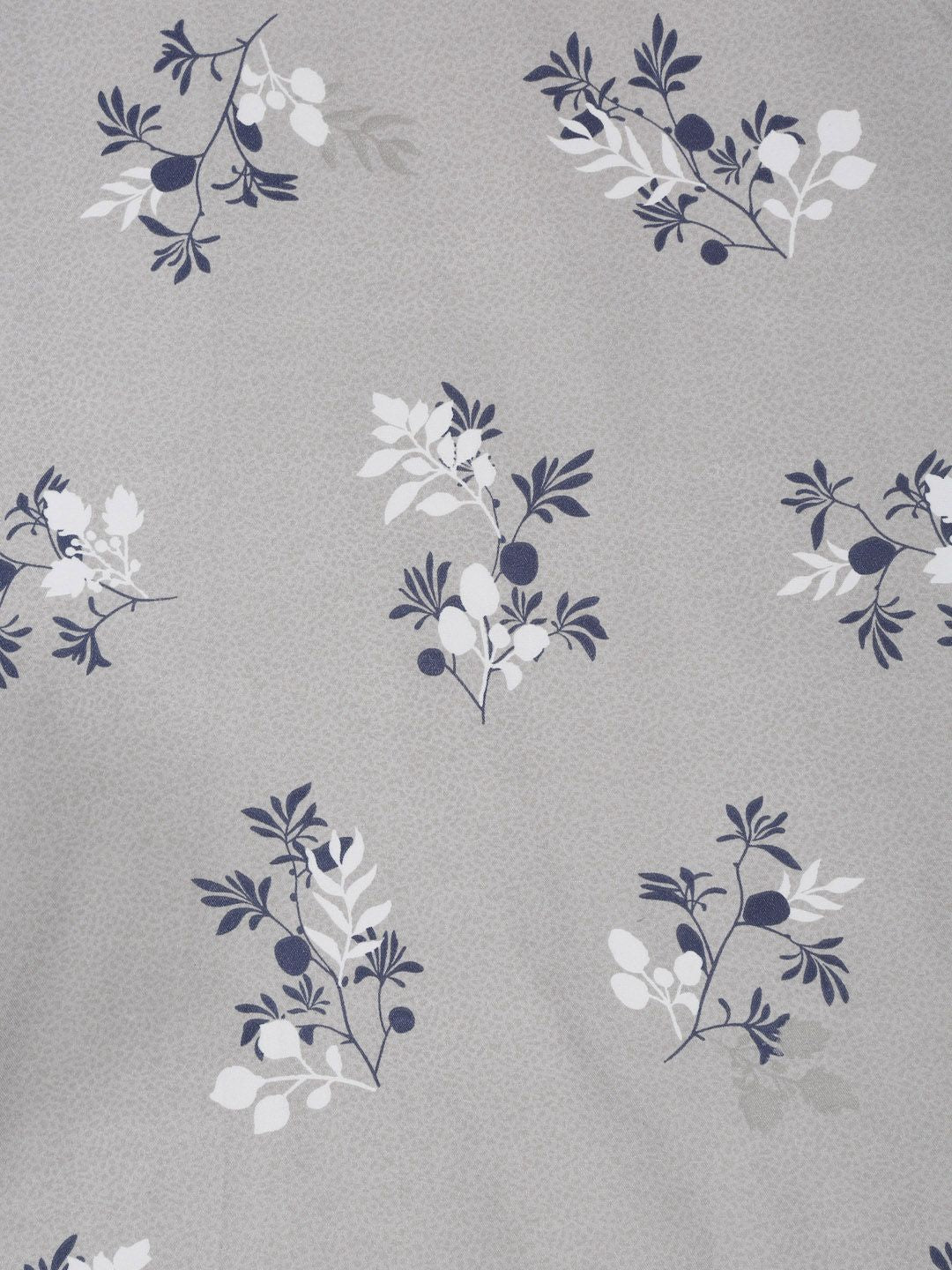 KLOTTHE Floral Printed 300 TC Fitted King Bedsheet with 2 Pillow Covers