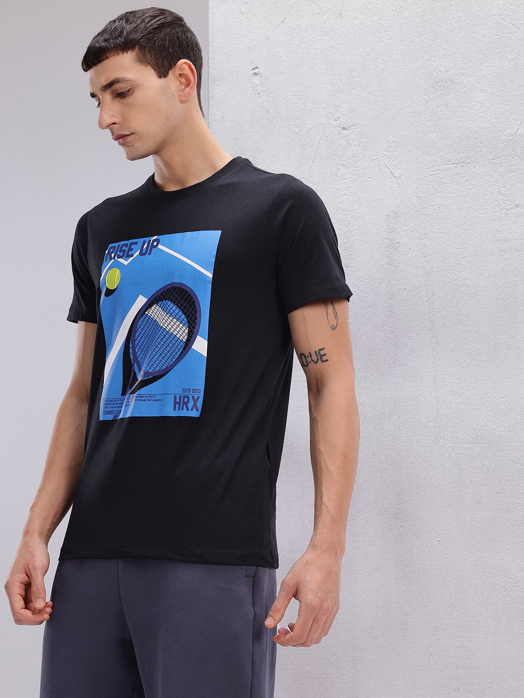 HRX by Hrithik Roshan Printed Lifestyle T-shirt
