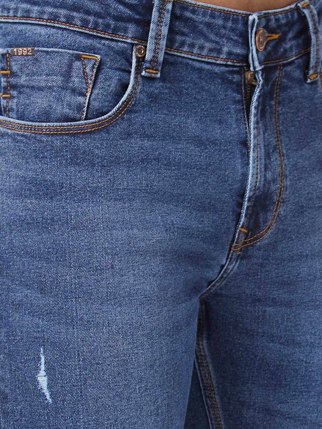 SPYKAR Men Mid-Rise Kano Skinny Fit Stretchable Jeans