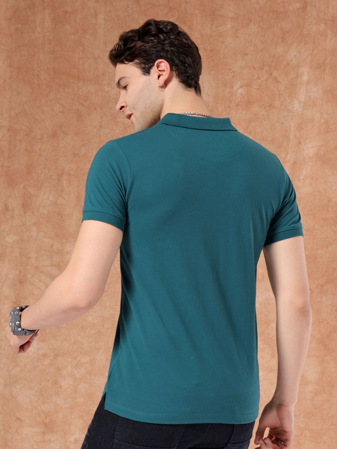 The Indian Garage Co Men 2 Polo Collar Pockets T-shirt