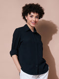 SASSAFRAS BASICS Self Designed Casual Shirt