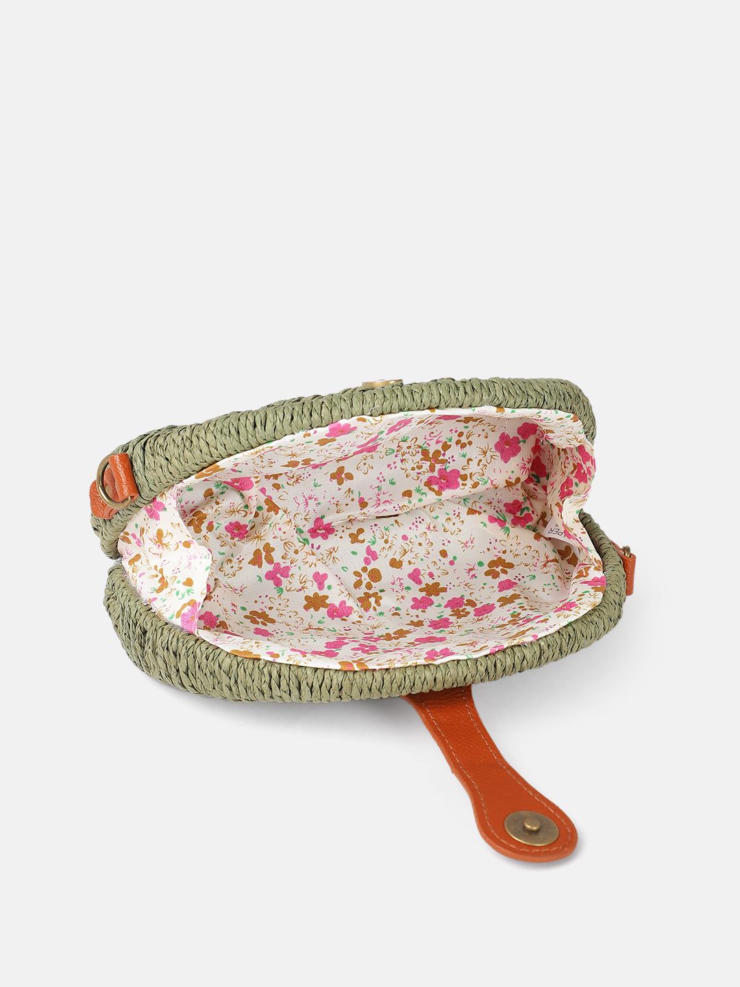 DressBerry Self Design Structured Sling Bag